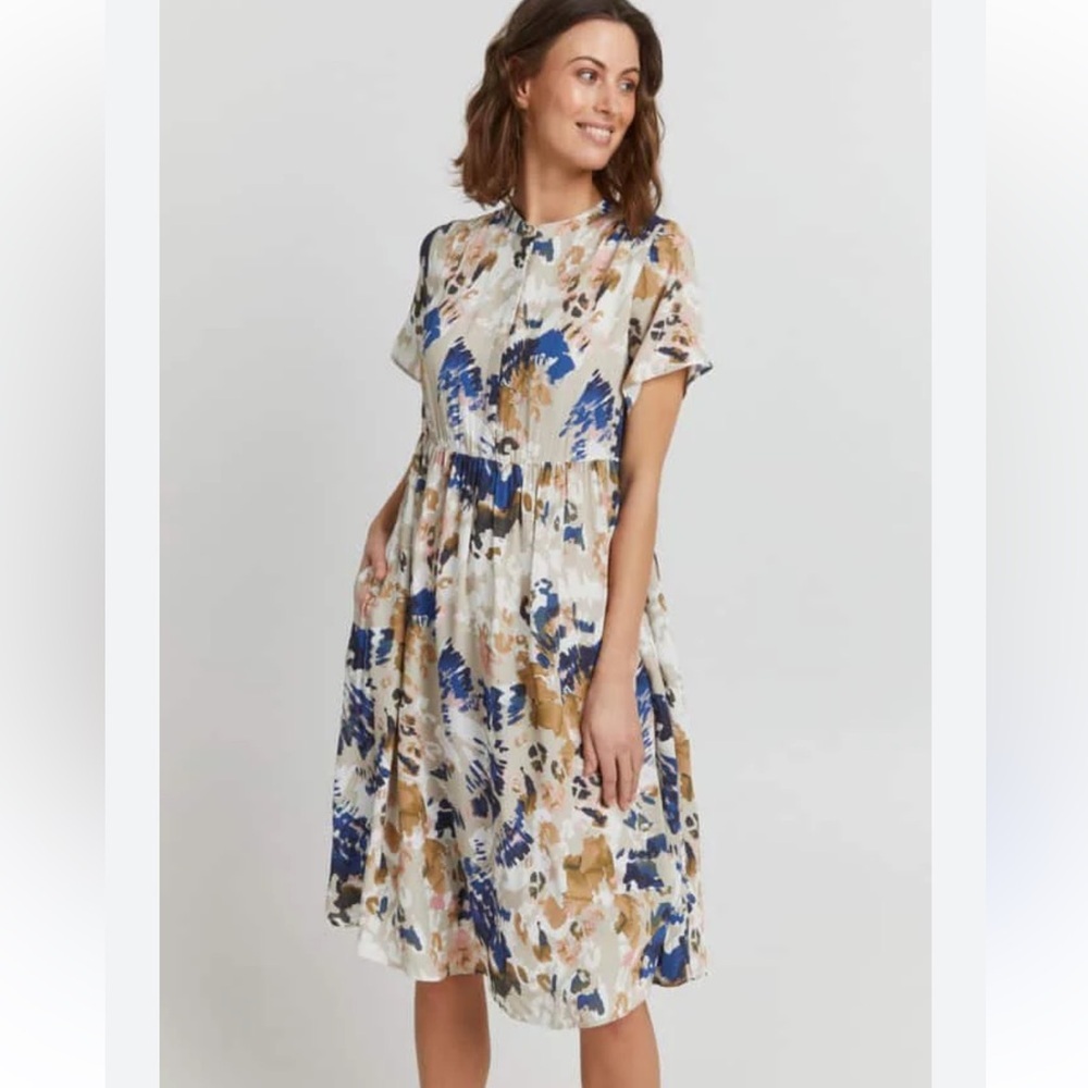 FRANSA FRKAMI Dress set sail mix pattern size medium lightweight